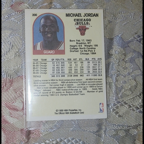 Michael Jordan playing card - Picture 4 of 4